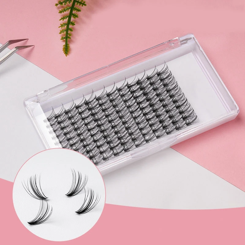 

120-Pack DIY Cluster Lash Segmented Single Lash Extension Bundle Makeup Tool