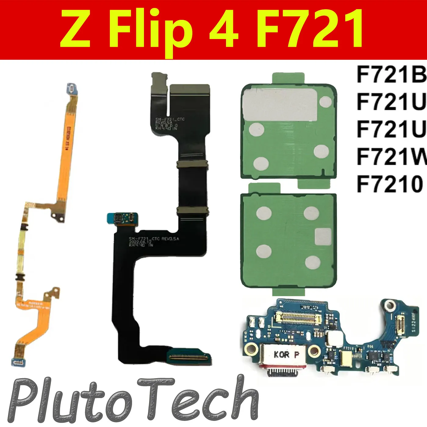 Enhanced Main Board LCD Display with Spin Axis Flex Cable and Charging Port