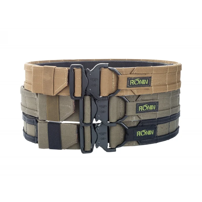 Ronin Style Tactical SENSHI Belt 【1.5 Inch】 Outdoor Military Hunting Double Layer Belt Molle System AIRSOFT