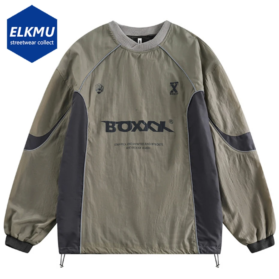 

Свитшот мужской оверсайз в стиле Харадзюку, уличная одежда, пуловер в стиле хип-хоп, худи, свободный спортивный костюм, Y2K