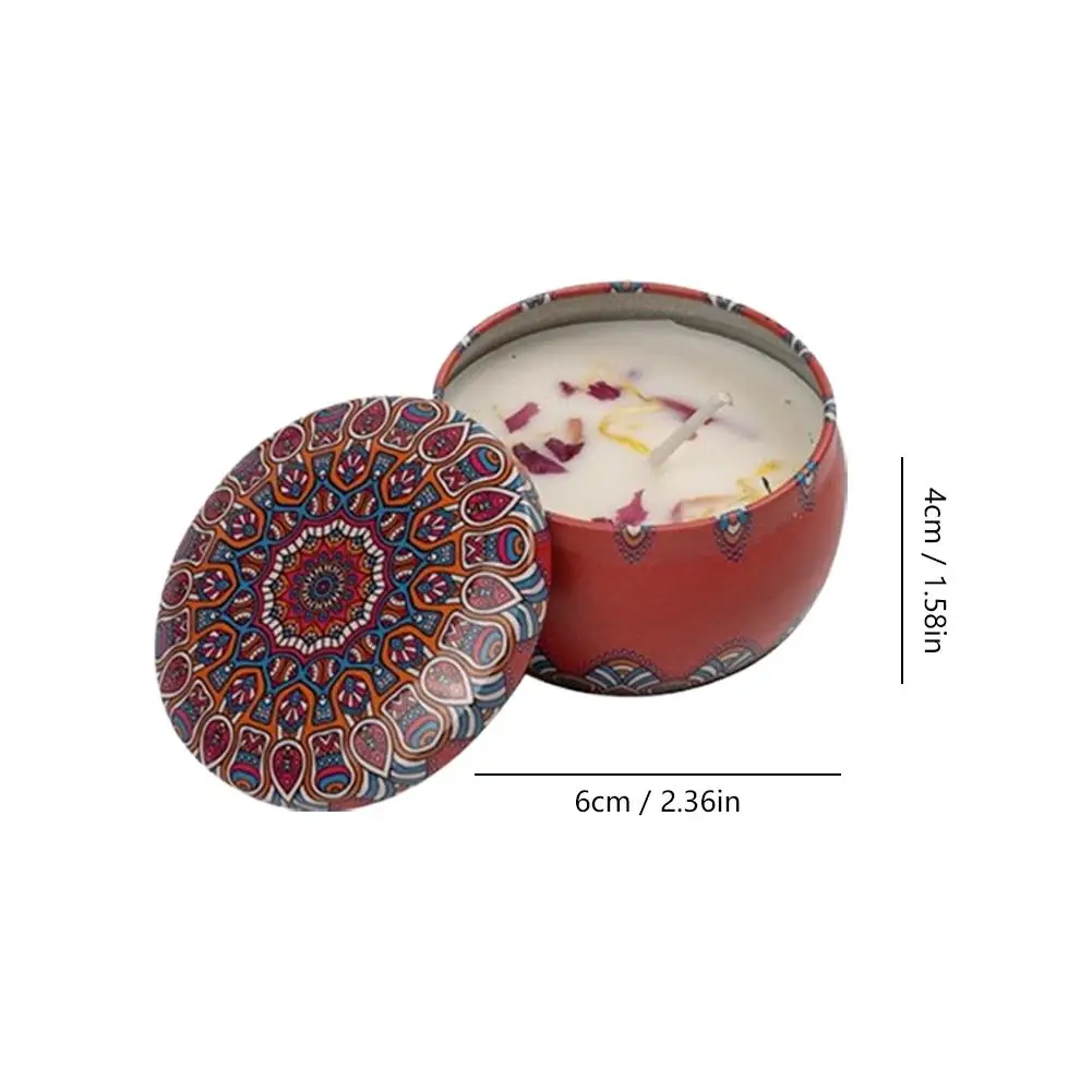 Aromatic Soy Wax Candle with Dried Flowers - Perfect Scented Gift