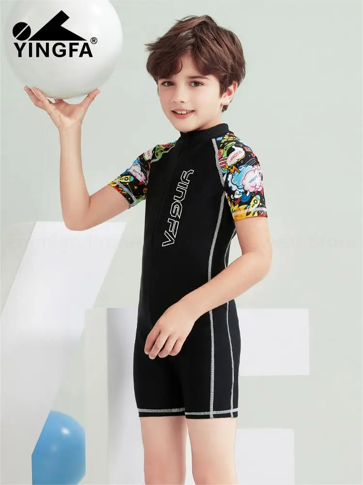 Boy Swimming Wear Surf Children YINGFA Lycra UPF50+ Rash
