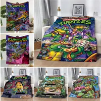 N-Ninja Turtles Printed Blanket Picnic Blankets Warm Blanket Soft and Comfortable Blanket Home Travel Birthday Gift 1