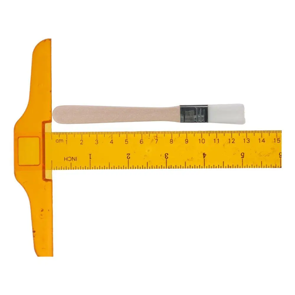 1/12Pcs Nylon Paint Brush Durable 0.5 inch Painting Tool Door Cabinets Furniture Fences Bent Head Wood Handle