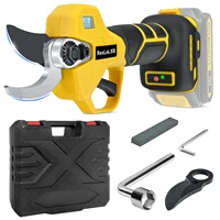 25mm 480W Brushless Electric Pruning Shears for Dewalt 20V Battery Tree Branches Electric Scissors with LCD Display (No Battery) 1