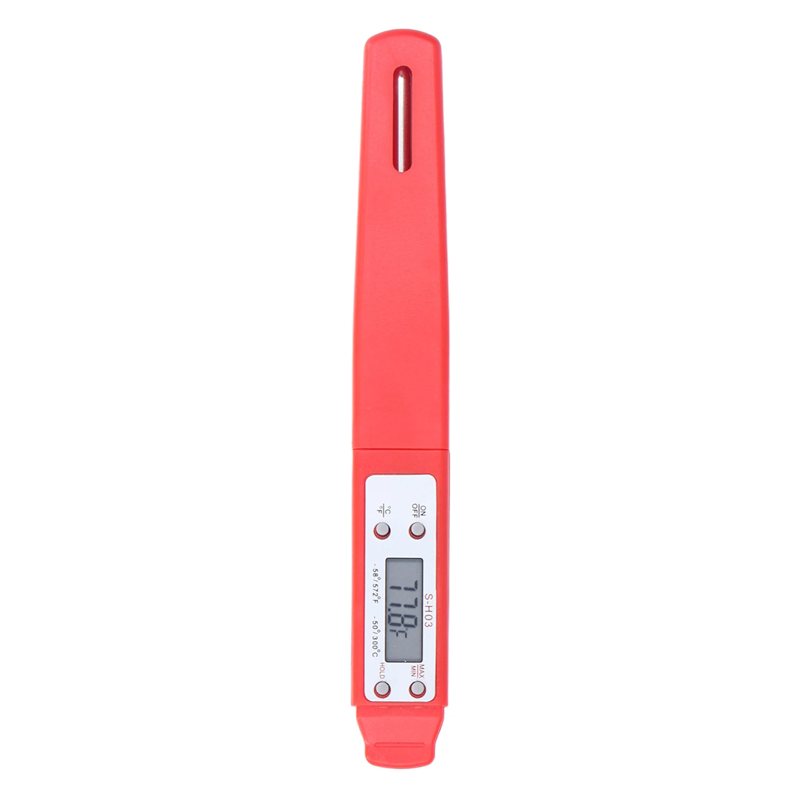 Precision Digital Pocket Thermometer with Automatic Calibration and High Accuracy