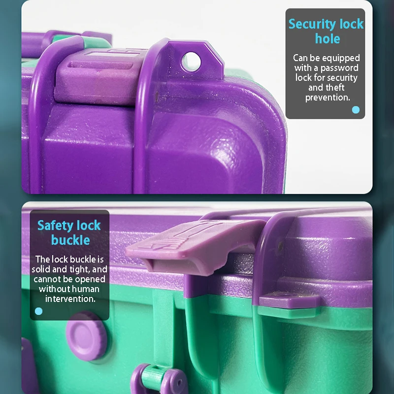 Plastic Tool Storage Box Handheld Hardware Repair Tools Organizer Boxes Portable Equipment Instrument Safety Protection Case