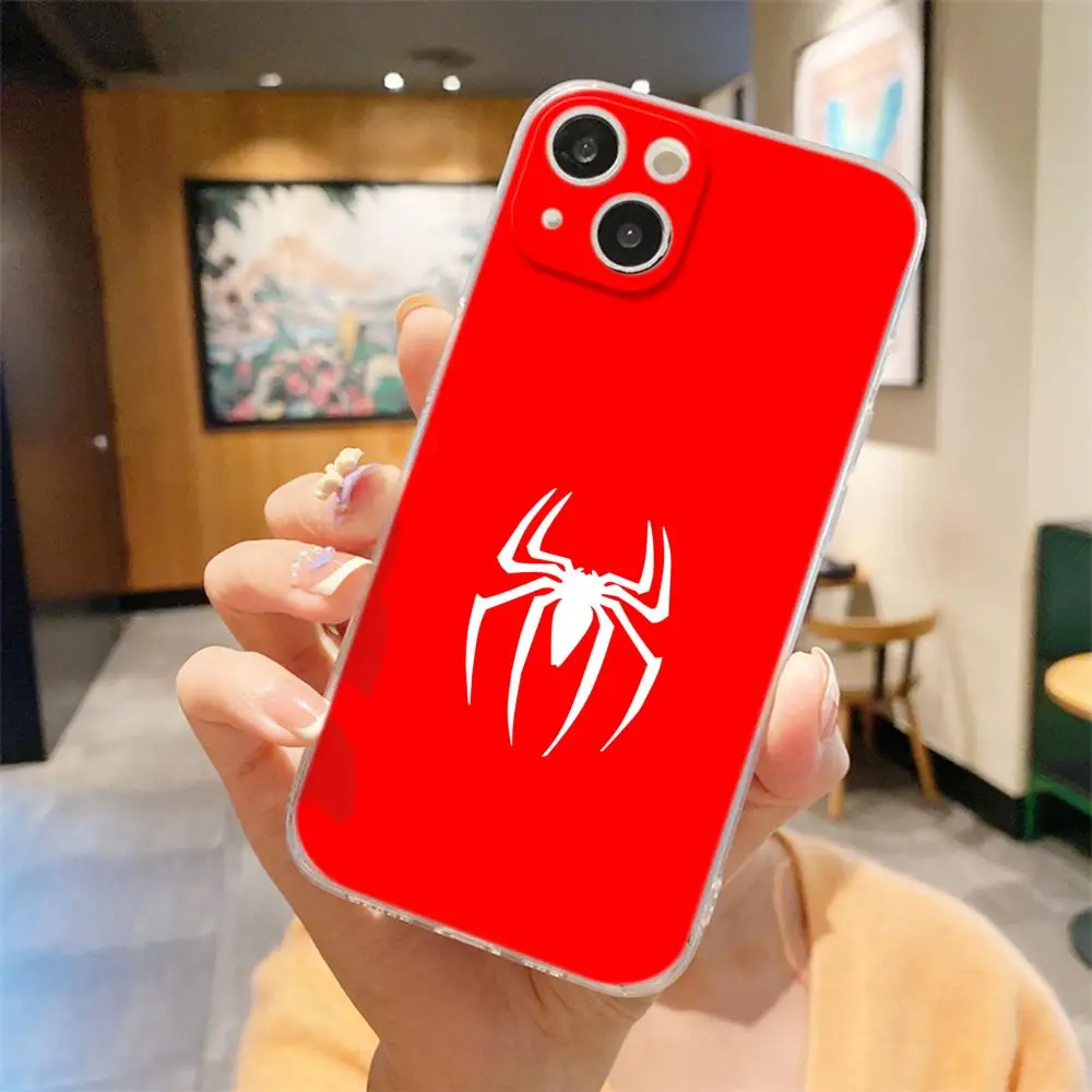 Anime Spiderman Cool Shockproof HD Clear Phone Case