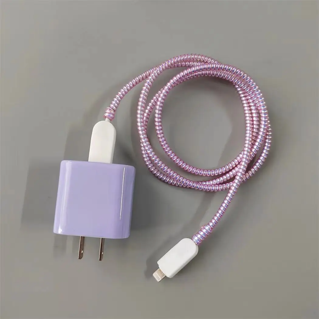 Candy Color Silicone Charger Protective Case - Soft and Stylish Fast Charge Cover