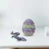 Mother'S Day Gift - 3D Printed Rose Dragon Egg, Rose Dragon Egg Gift for Mom, Articulated Dragon Crystal Dragon Egg 5