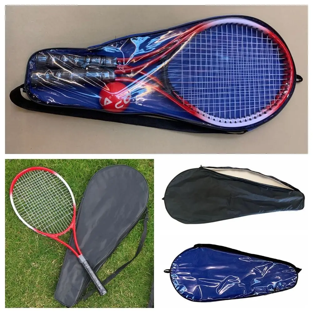 

Beginner Tennis Rackets Bag Sport Supplies Blue Black Tennis Racquet Cover Exercise Equipment Training Racquet Sleeves