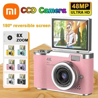 Xiaomi 4k CCD 8X Digital Zoom Student Digital Camera 48MP Portable Digital Photography Camera 180° Flip Screen Selfie Camera