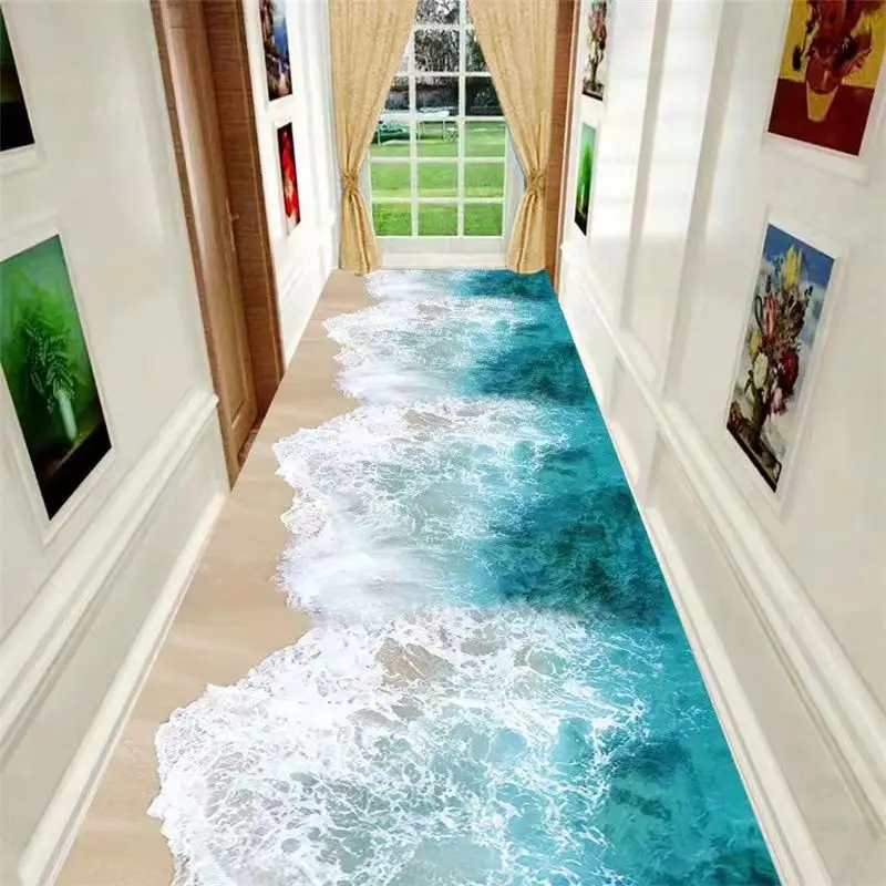 Modern Runner Long Corridor Carpets for Hallway Decoration Home Floor Mats Luxury Lobby Aisle Entryway Decor Area Rug Washable 5