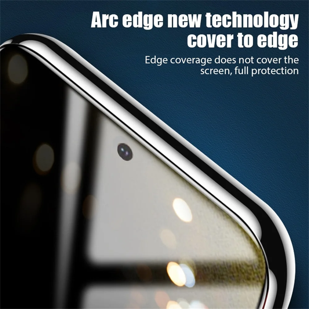 4PCS Anti-Spy Privacy Tempered Glass Screen Protector