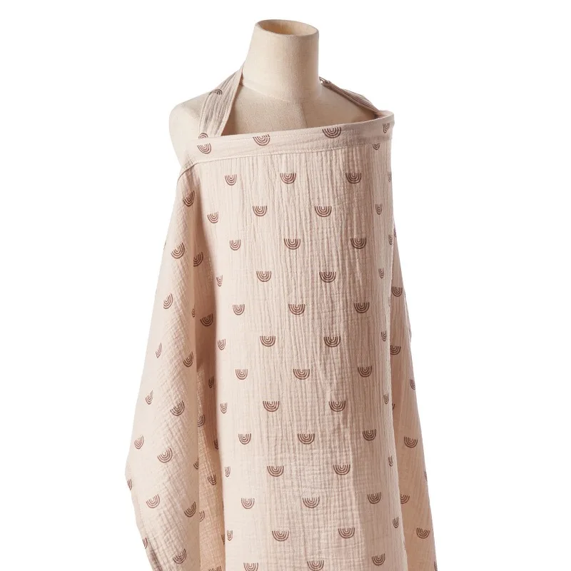 100x70cm Cotton Mother Cape Blanket Nursing Apron Carseat Stoller Cover Lactation Maternity Clothes for Baby Nursing Cloth