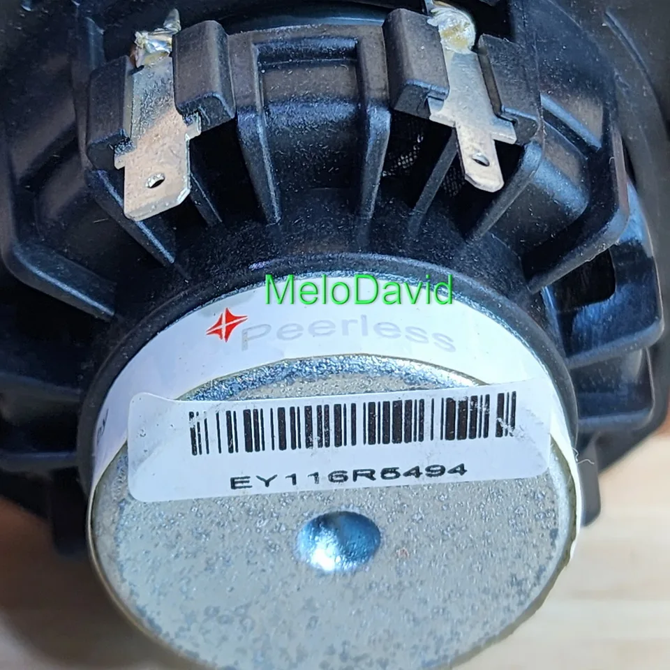 デンマーク製 Peerless 13cmウーファー・2.5cmトゥイーター