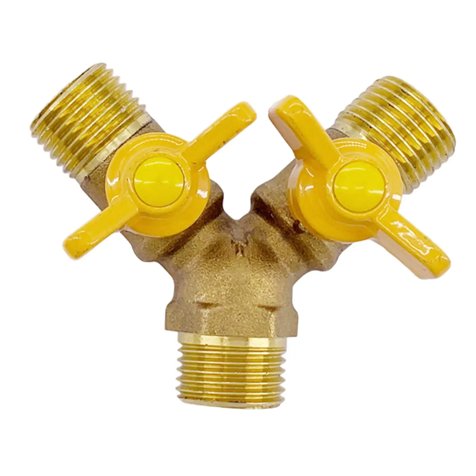 2 Way Gas Hose Tube Connector Spillter Control Adapter Gas Pipe Connector Piece Pipe Fittings 20mm gas pipe connector