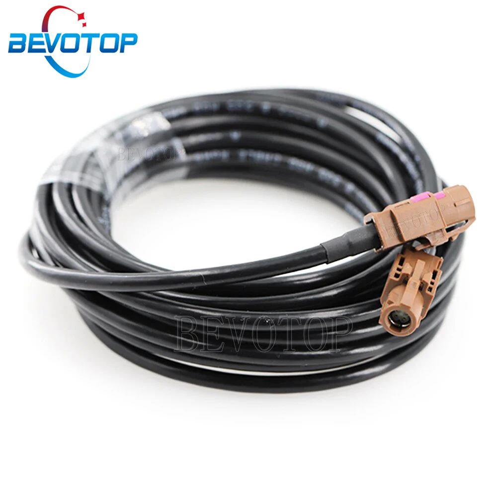 Bevotop-conectores Fêmea para Fêmea Jack para Carro Hsd Lvds Código Marrom Elétrico f Cabo de Núcleos Pode Ser Personalizado 535