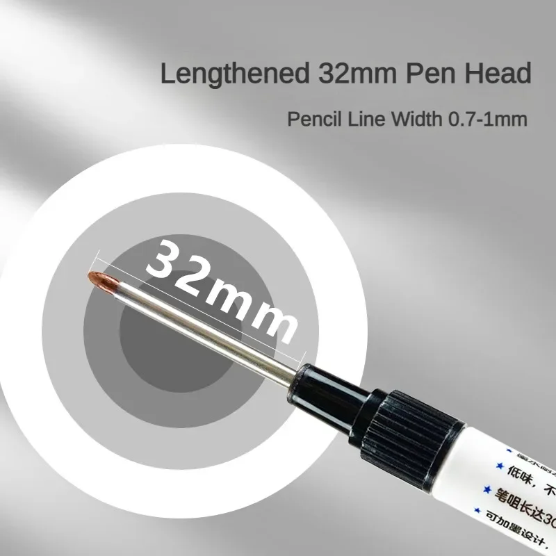 Deep Hole Long Nib Markers for Waterproof Art and Woodworking