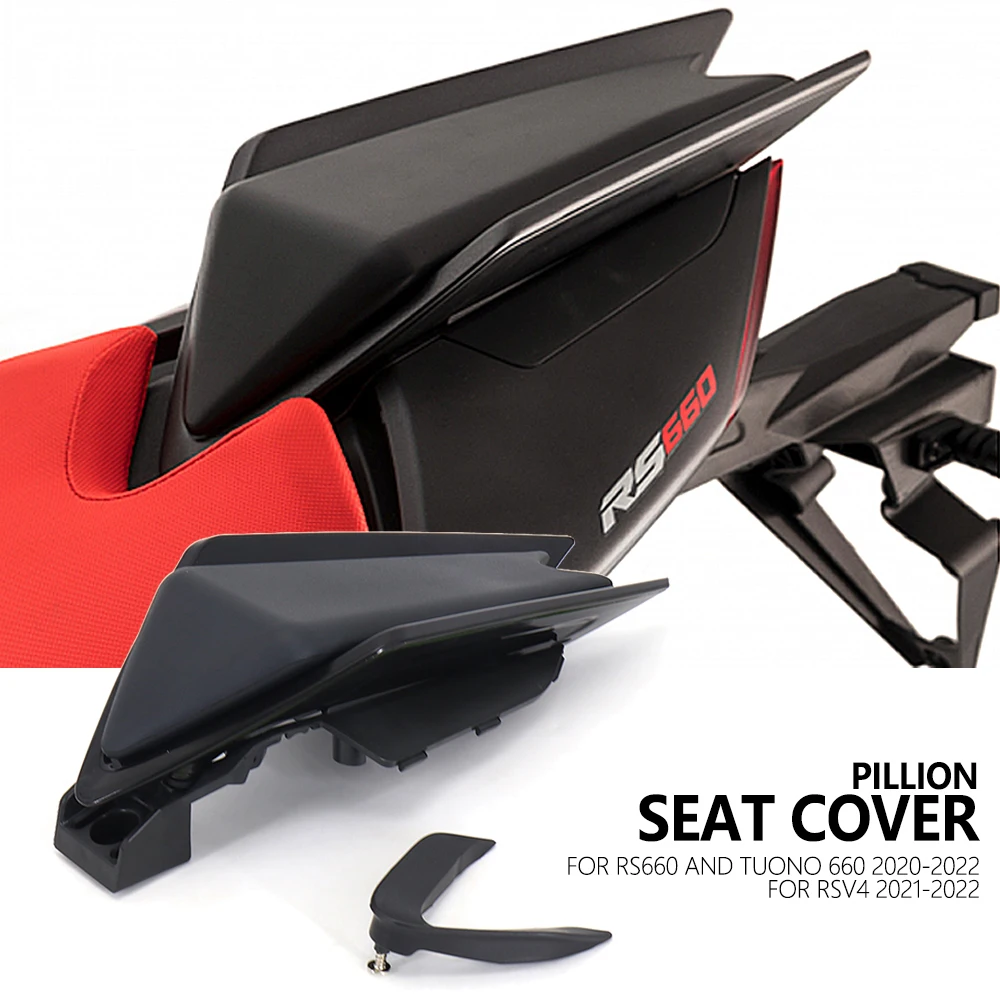 

New Motorcycle Rear Passenger Pillion Seat Cowl Fairing Cover For Aprilia RS660 RS 660 Tuono 660 2020 2021 2022 RSV4 ABS Plastic