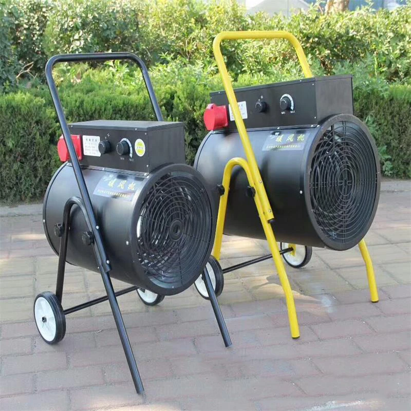 Electric Warm Heater Power Industrial Hot Exhaust Pressure Air Blower for  Factory Greenhouse Breeding Ventilation Dryer Fans