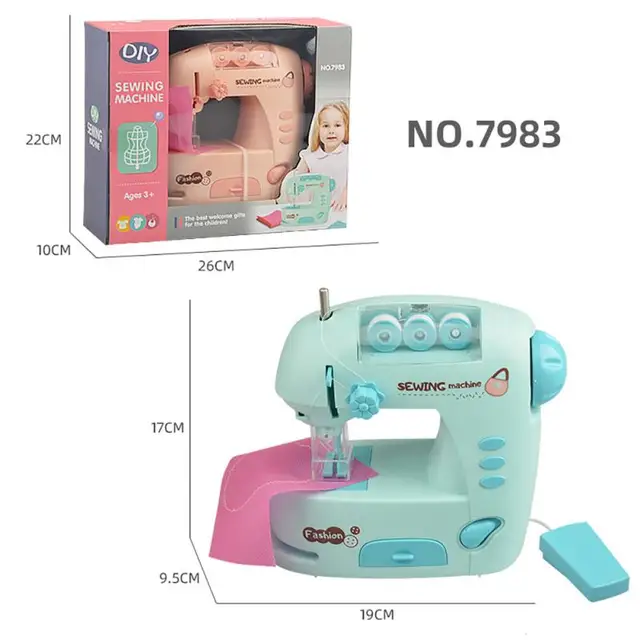 Kids Simulation Small Appliances Role Play House Game Kids Portable Sewing Machine Children Educational Interactive Toy For Gift 6