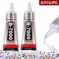กาวใส LOOLIFL B-7000 25 มล. + อุปกรณ์ตกแต่งเล็บด้วยเพชร - กาวปลายแหลมสำหรับงาน DIY ทำเล็บ ตกแต่งเครื่องประดับ และซ่อมแซมงานฝีมือ 3