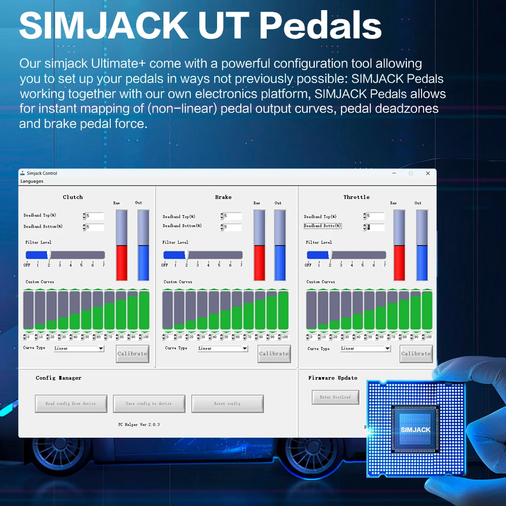 SIMJACK Hydraulic Racing Pedals 2