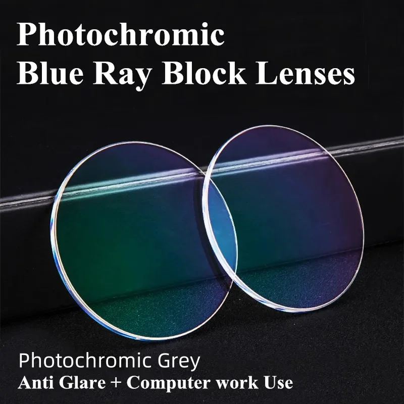 Index Prescription Photochromic Lenses Blue Ray Block Lenses