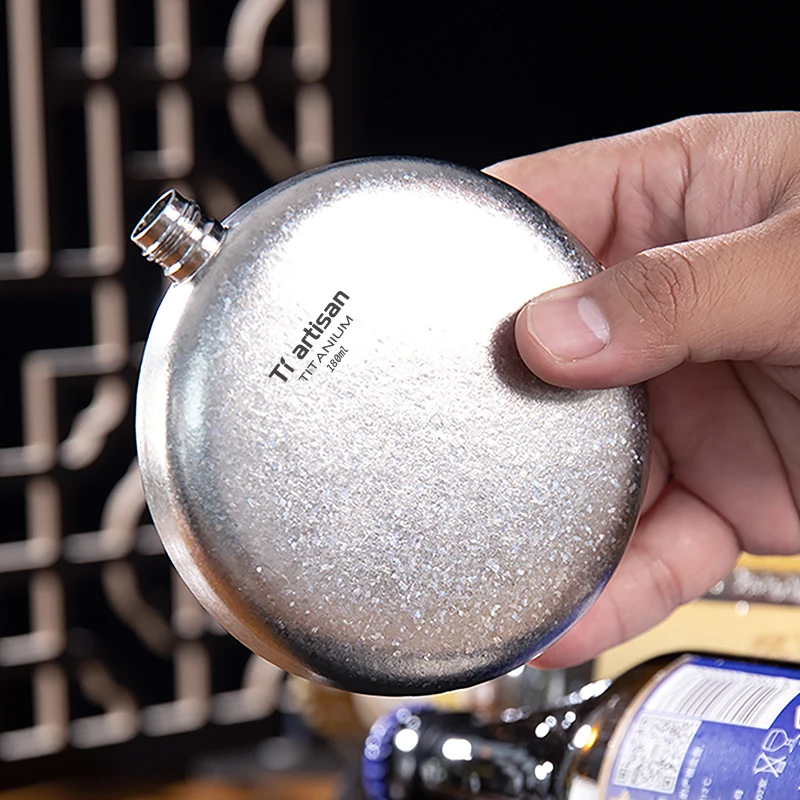 Titanium Wine Flask 180ml 6
