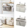 Bedside Hanging Pocket Storage Bag Bedroom Magazine Storage Pouch Diaper Caddy Toy Holder Baby Tissue Box Home Organizer 3