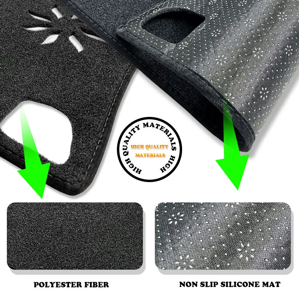 Dash Board Mat Sun Protector Pad For Mazda 6 2009-2013 Black Inner Car Dashboard Left Hand Drive