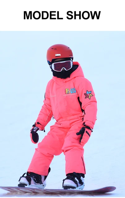 Owntop Combinaison De Neige Pour Enfants, Filles Et Garçons, Imperméable, Coupe-vent, Avec Capuche, Fermeture éclair, 98-128 Cm, Gris, 98