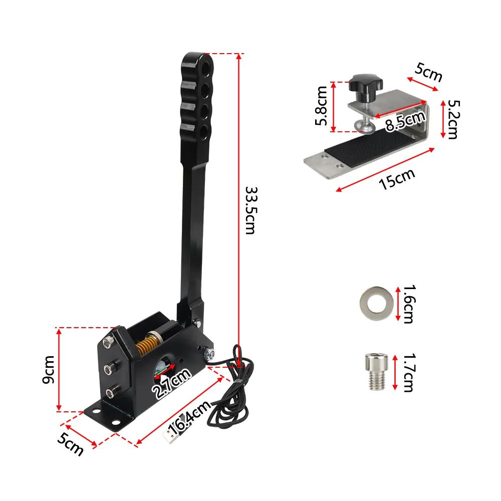 ألعاب سباق SIM USB للكمبيوتر الشخصي، فرامل يد مطور...
