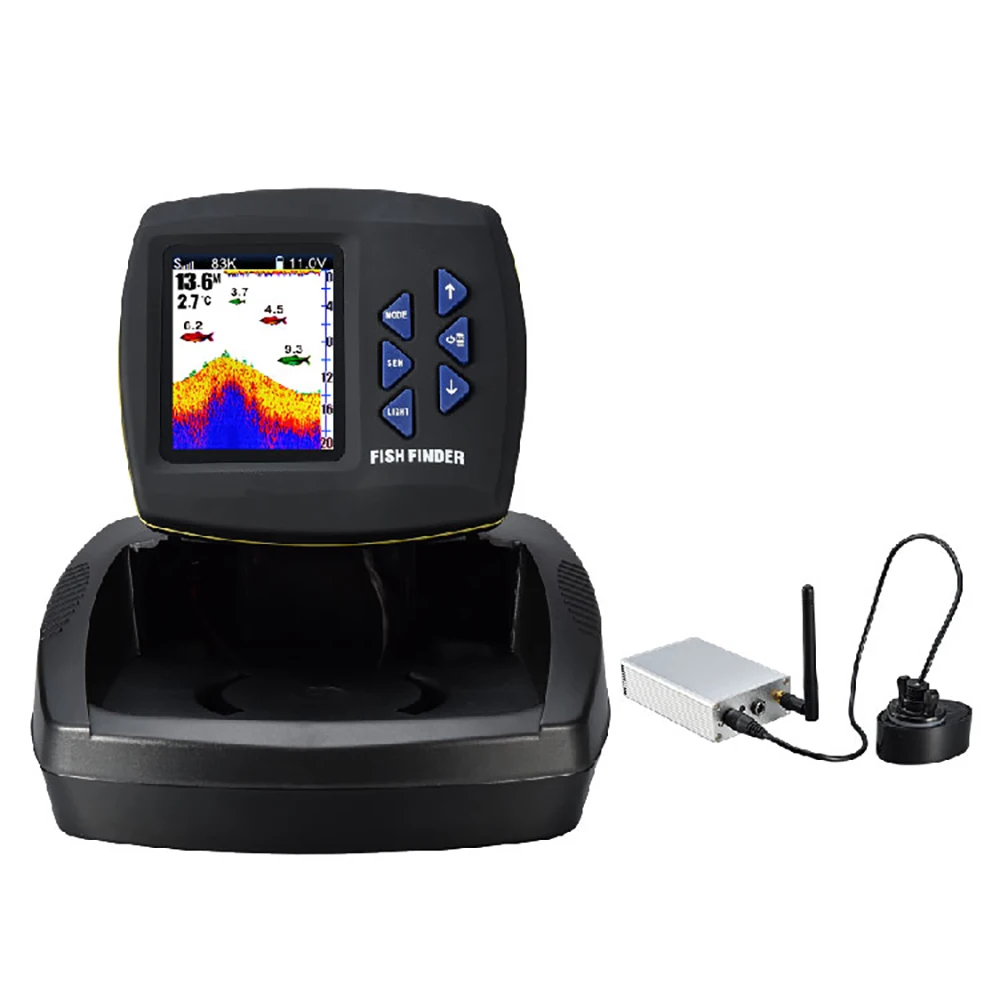 2011-5 500M Dual Motors Remote Control Bait Boat Ice Fishing Sonar Sensor Fish Finder For Bait Boat Fishing
