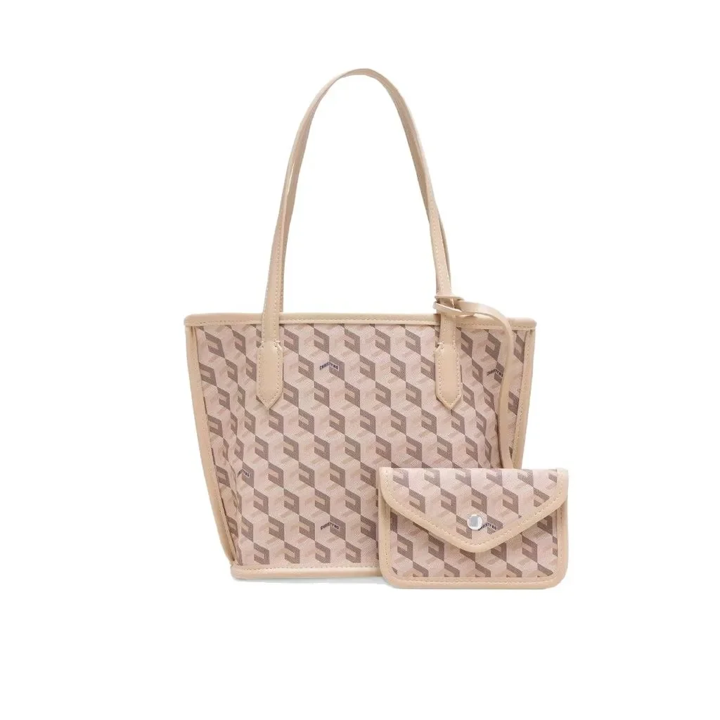 Mini Tote Bag Christy Ng Cross-Border Handbag Sturdy Handle Mother-Child Basket Design Canvas Lining Polyurethane Material 10 S6721c7f6708b4f9ba8ecae6ba63a43ff6