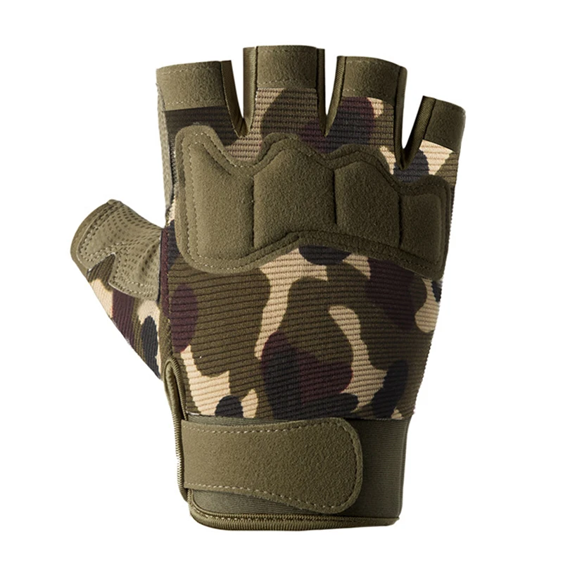 Men&rsquo;s Tactical Gloves Military Army Shooting Fingerless Gloves Anti-Slip Outdoor Hunting Sports Paintball Airsoft Bicycle cycling gloves fingerless gloves sports gloves tactical gloves
