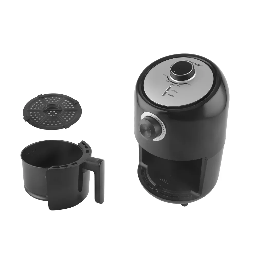 

oil-free air fryer 1.9 Quart Air Fryer, Black