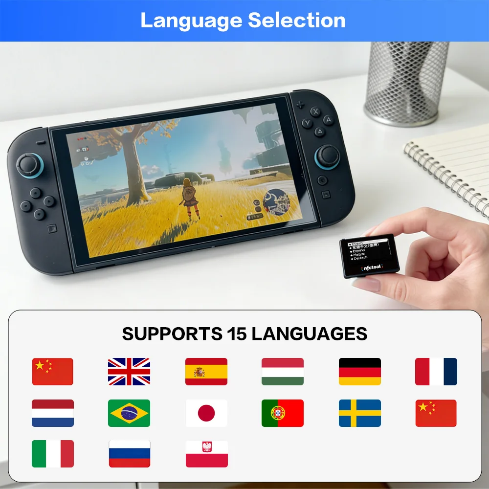 Nfctool Amiibo 에뮬레이터 스마트 Amiibo 카드 작성기 및 복사기 스위치/3DS/Wii U Amiibo 태그 에뮬레이터용 범용 Amiibo 에뮬레이터