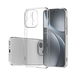Premium Magnetic Leather Shockproof Silicone Soft Case Cover for OPPO Find X9 (Clear Case)