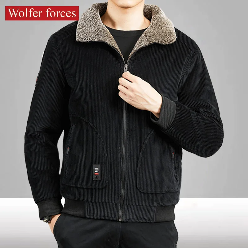 Bomber Male Windbreak Jacket Man Cardigan Sport Heavy Military Camping Retro Cold Windbreaker Motorcycle Windshield