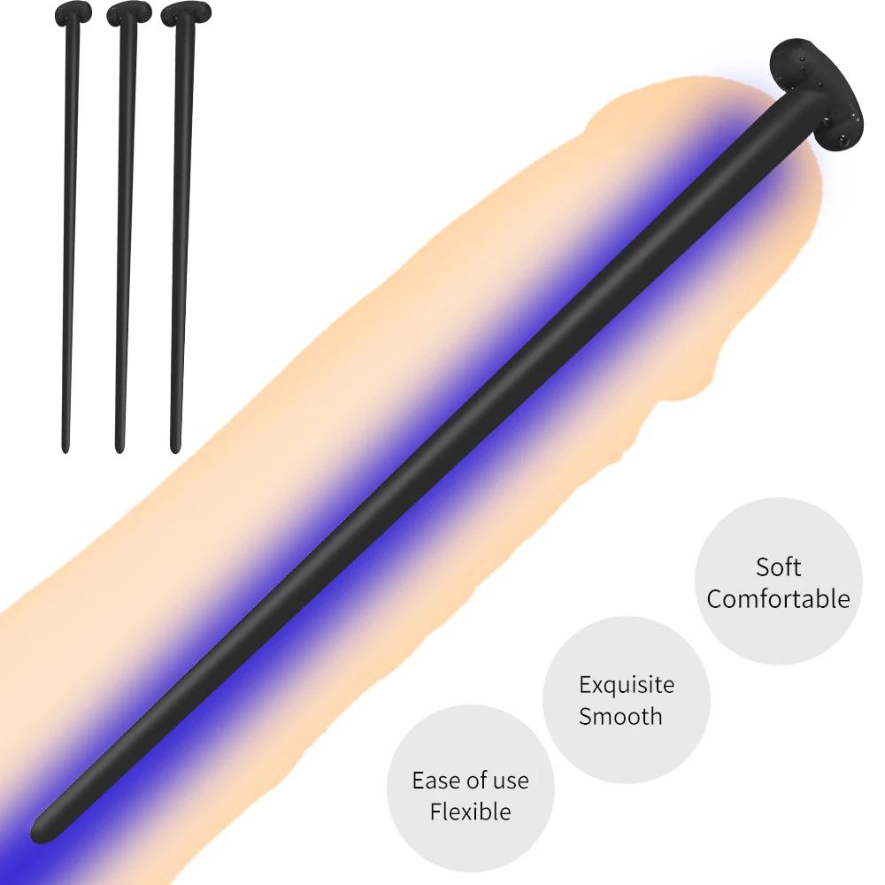 Soft Silicone Urethral Dilator Horse Eye Stick Penis Rod Male Masturbation Blockage Stimulator Catheter Sex Toys for Men penis sex toys