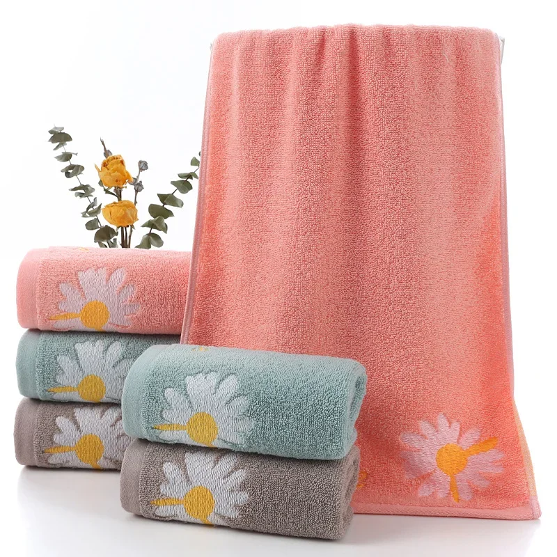 Soft Cotton Baby Towels Flower Children Bath Towel Newborns Handkerchief Bathing Face Washcloth 74x33cm
