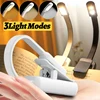 LED Clip Book Light Read Table Lamp 3 Color Brightness Night Lights Flexible Desk Lamps Portable Dormitory Light Travel Lighting 1