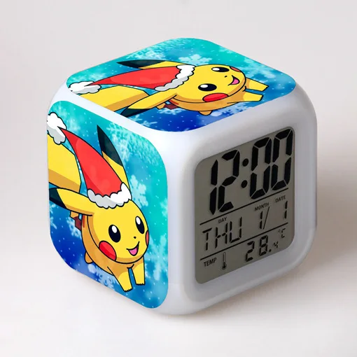 Réveil Pokemon Led Scintillant, Décor De Chambre D'enfant Pikachu, Horloge  Numérique Scintillante, Décor De Bureau, Horloge Électronique - Action &  Figurines - AliExpress