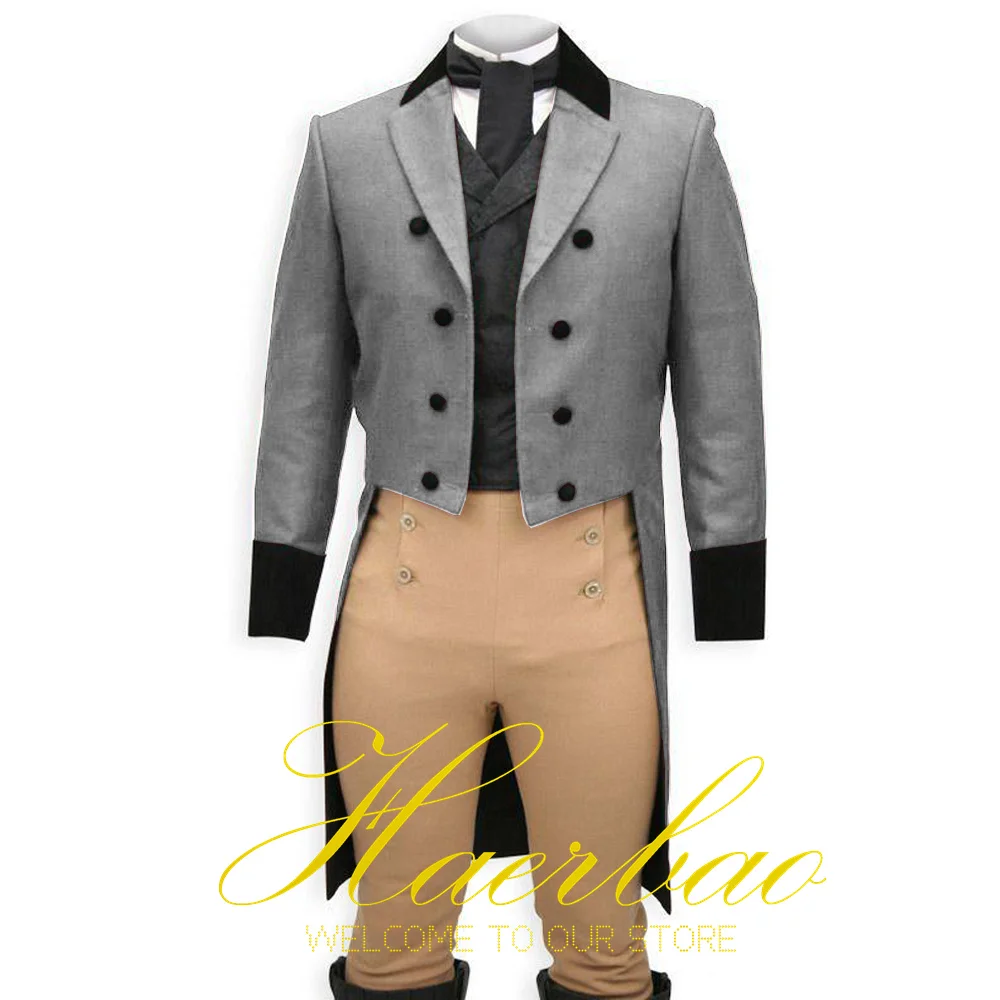 FYMNSI Cappotto Da Uomo Gotico Steampunk Frack Da Uomo Medievale Vittoriana Vintage Uniforme Lunga Smoking Per Carnevale Halloween Costume Festa Cosplay Travestimento Nero Xxl 127173887 - Foto 8