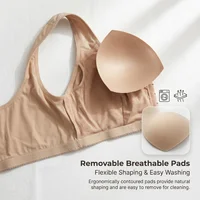 Sports Bra for Women Minimizer Support Front Closure Posture Corrector Shaper Push Up Yoga Fitness Running Padded Bralette - Image 6