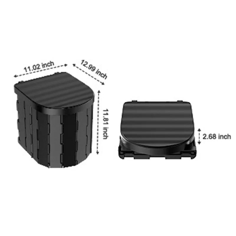 Folding Portable Toilet Outdoor Camping Self Driving Travel Supplies Integrated Toilet Hiking Outdoor Tools