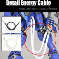 Model Metal Replacement Pipes/cables For Gundam MG 1/100 HG RG 1/144 Model Modification Parts Model Detail Energy Cable Tube 1
