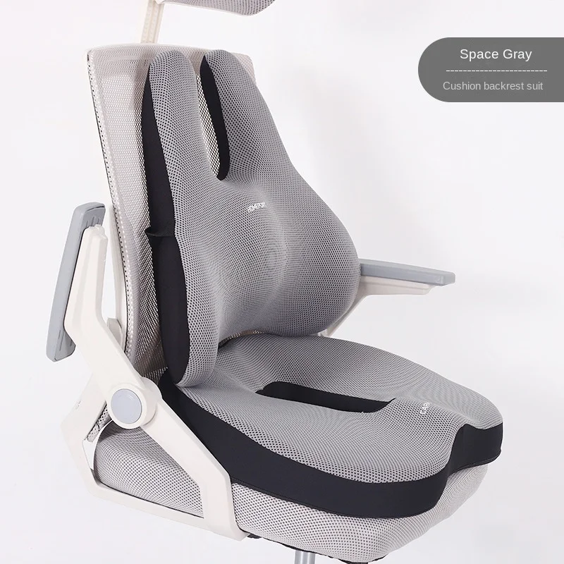 Ergonomic Memory Foam Seat & Back Support Cushion Set